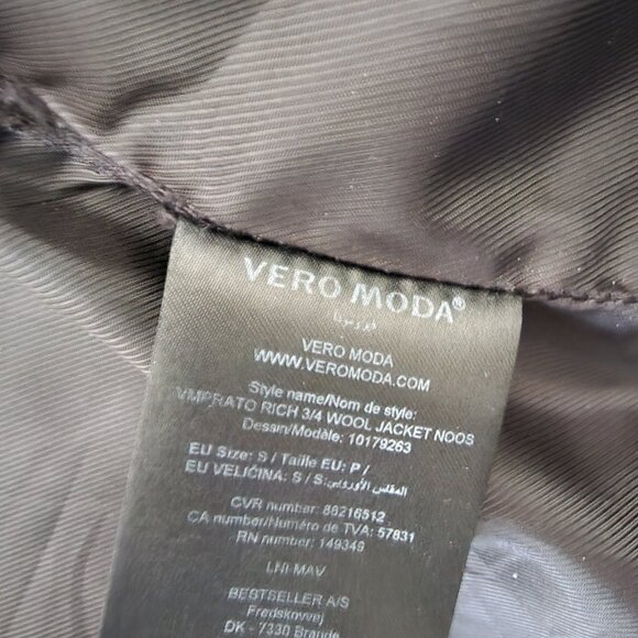 Vero Moda Size S Grey Coat - Picture 15 of 17